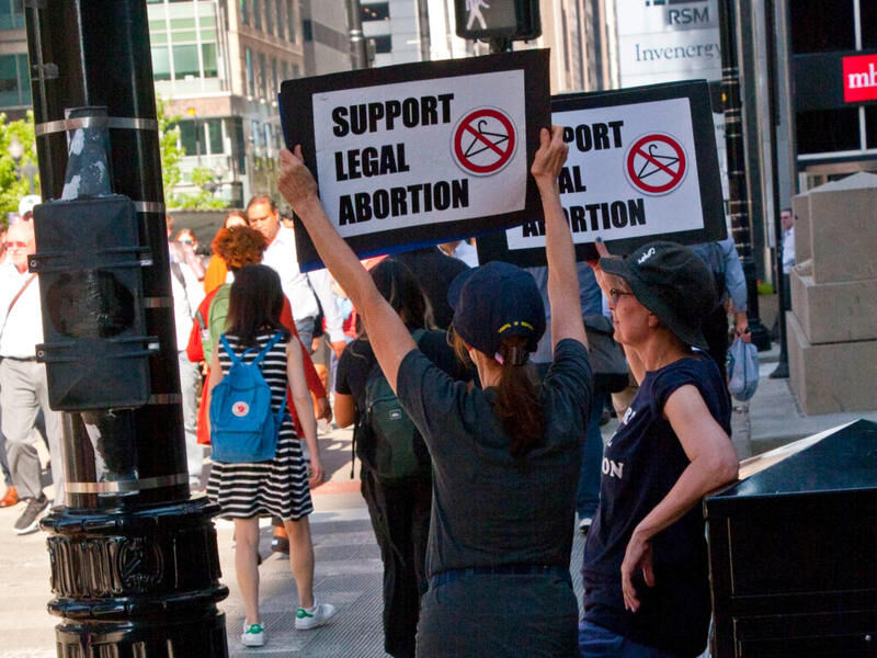 abortion protest